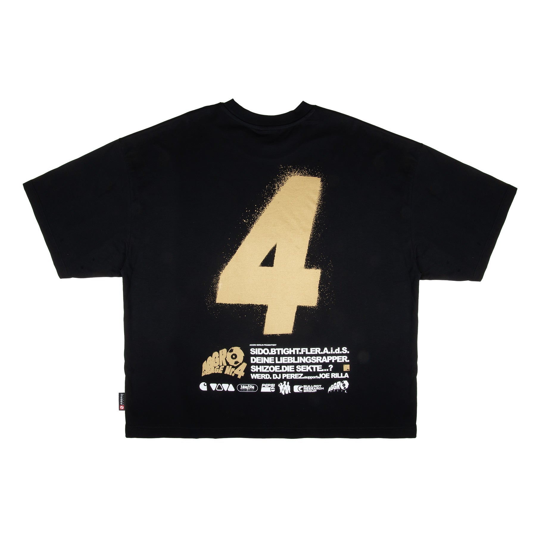 AGGRO Berlin - AGGRO Ansage Nr. 4 Gold Edition T-Shirt Schwarz